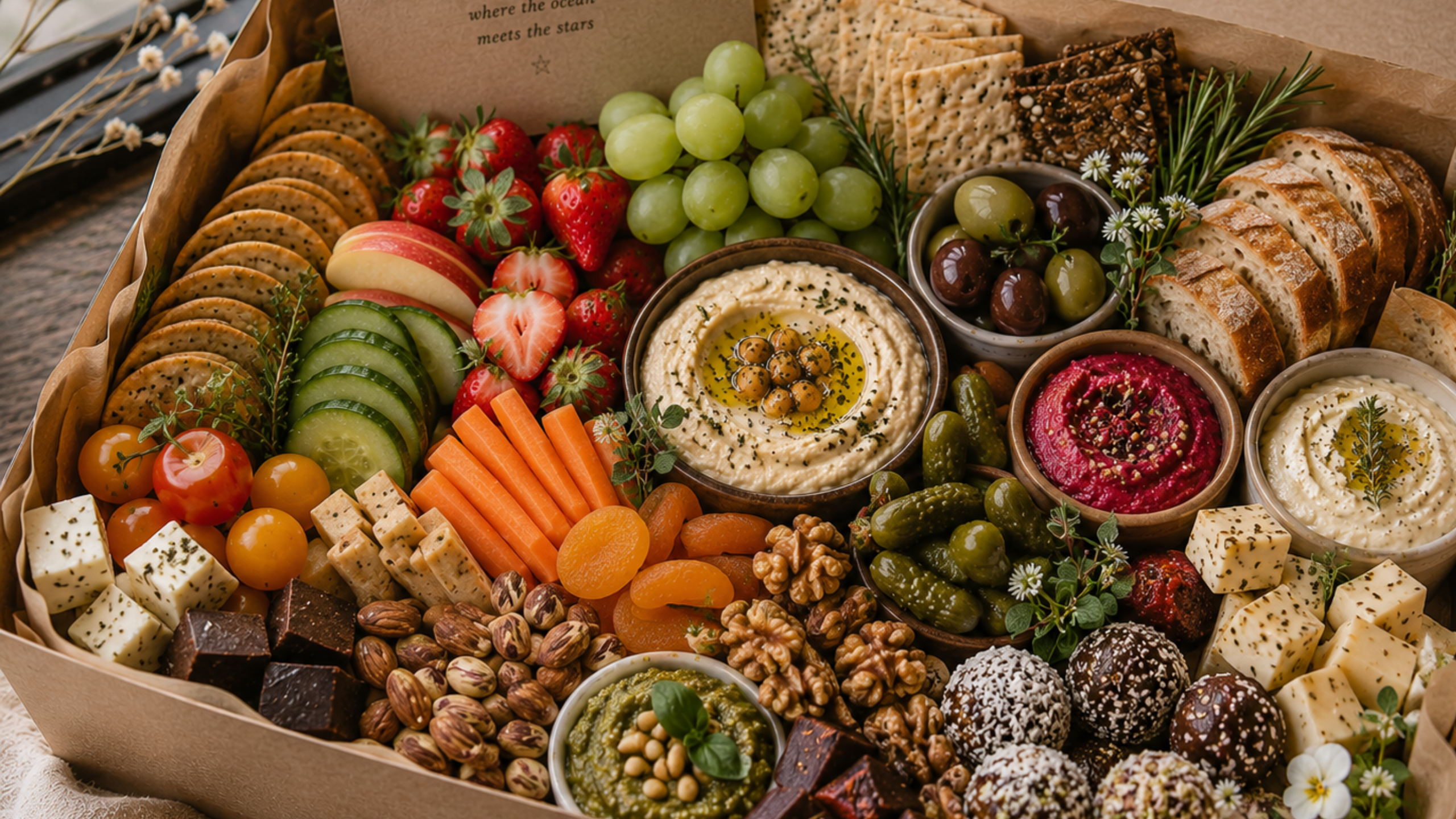 Grazing Boxes, Picnics + Food Hampers